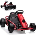 thumbnail image 4 of Historyli Kart para adolescentes,batería grande de 24 V y 9 Ah,motores duales de 300 W extra potentes,derrape rápido de 13 km/h con música y bocina,carga máxima de 79 kg, 4 of 7