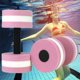 thumbnail image 1 of Juego de mancuernas acuáticas Fnyoxu, 2 unidades, equipo de fitness acuático con resistencia para piscina, mancuernas de espuma, equipo de aeróbic acuático para bajar de peso (rosa), 1 of 7