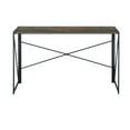 thumbnail image 5 of Homy Casa 47" Folding Gaming & Craft Table, Workspace Foldable Desk, For Game Room, Brown, 5 of 8