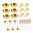 thumbnail image 1 of Kit completo de esteticista con cuencos de acero inoxidable, cepillos, diademas, herramientas portátiles para mezclar mascarillas faciales, recuerdos 24 piezas, 1 of 7