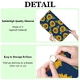 thumbnail image 6 of Sunflower Pattern Microfiber Dish Drying Mat for Kitchen Sink, Foldable Floral Pad for Countertop or Table, Absorbent Rack Mat, 16x18 Inch, 6 of 7