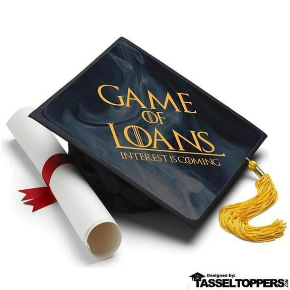Game of Loans Grad Cap Tassel Topper