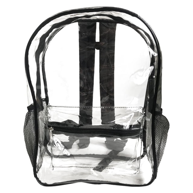 Mochila Hiroekza, mochila transparente, ideal para deportes de playa, juegos, conciertos y festivales. Mochila para útiles escolares y artículos de regreso a clases.