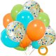 thumbnail image 1 of Conjunto de combinación de globos de látex perlados de verano, confeti y artículos de decoración para fiestas de cumpleaños, 1 of 2
