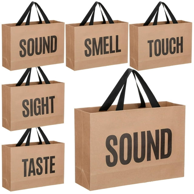 Bolsas de regalo Kolldenn 5 Senses para hombre y mujer con asas de cinta
