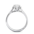 thumbnail image 3 of Spot Jewel Round-Cut 1.6 Ct Lab-Created Diamond Engagement Ring – 14K White-Gold Plated Solitaire Wedding Ring – Diamond Anniversary Gift Clearance for Her, 3 of 4