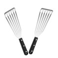thumbnail image 4 of HEATSHAKING 2Pcs Lifting Spatula Stainless Steel for Preparing Pancakes, 4 of 8