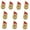 Santa Claus 10, variant on JZROCKER Appliques Glitter Christmas Haipin Hair Barrettes Cute Bangs Side Clips
