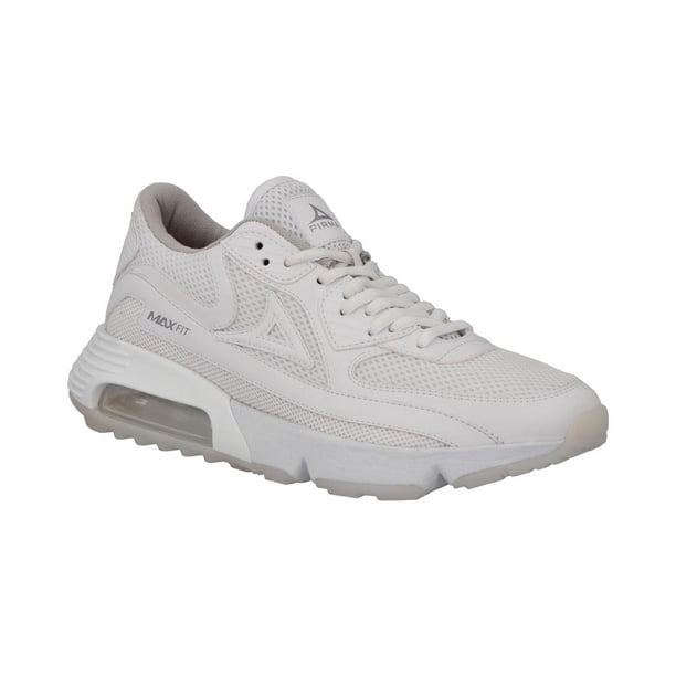 Tenis Hombre Pirma Sintetico Deportivo Suela Plana Resistente Durable Ajustable Cordones Correr Cami blanco 29 Pirma 5056