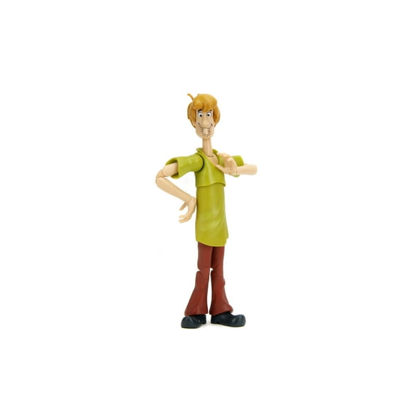 Scooby-Doo! Wave 1 Shaggy Action Figure – 1:12 Deluxe Scale by Jada Toys – 6" Tall, Fully Articulated, Collector Packaging