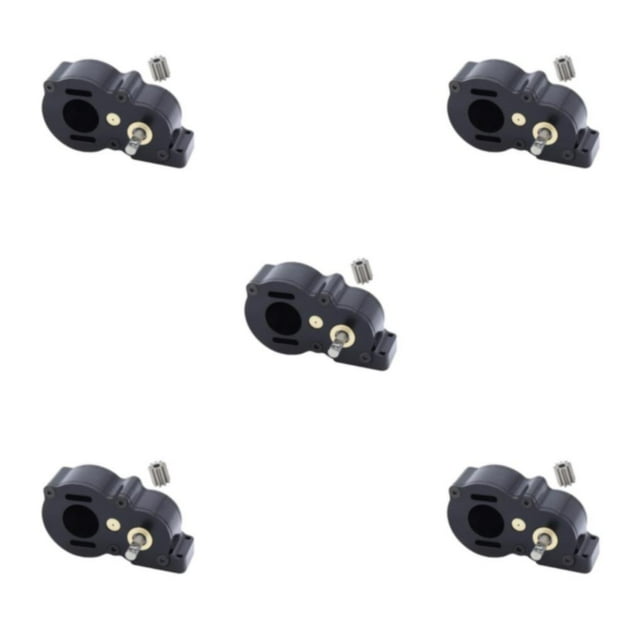 maskred Axial SCX10 110 Scale RC Crawler Car Gear Case Upgrade Parts Improved Performance Black 5Set