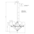 thumbnail image 3 of Chalice 6-Light Black Chandelier with Clear Glass, 3 of 3