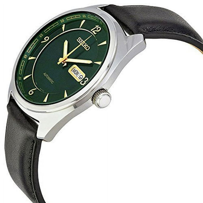 Seiko Men s Recraft Automatic Green Dial Watch SNKN69