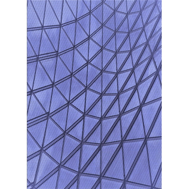 Ahgly Company Tapis Rectangulaire Lavable en Machine Intérieur Transitionnel Bleu Ciel, 2 Pieds x 4 Pieds