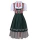 thumbnail image 2 of Vestido tradicional alemán a cuadros de alta calidad, traje Dirndl de Oktoberfest, traje para mujeres adultas, fiesta de lujo de Halloween, 2 of 4