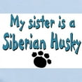 thumbnail image 2 of CafePress - My Sister Is A Siberian Husky Infant Bodysuit - Baby Light Bodysuit, Size Newborn - 24 Months, 2 of 4