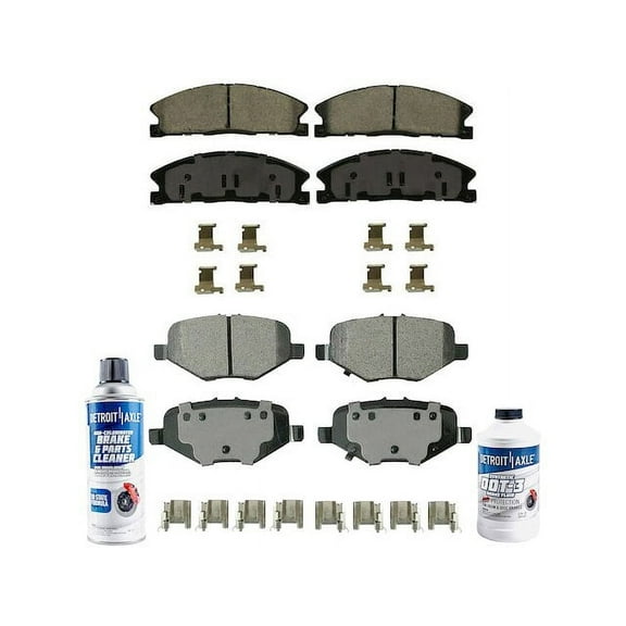 Brake Pad Set - Compatible with 2013 - 2017 Ford Taurus SHO 2014 2015 2016