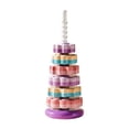 thumbnail image 2 of BELOVING Baby Stack Toy Geometric Stacker Interactive Developing Rainbow s Stacker Violet, 2 of 10
