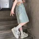 thumbnail image 4 of Pantalones cortos de verano para niñas, pantalones vaqueros finos de cinco puntos para niños, prendas de vestir exteriores de verano, pantalones cortos transpirables de moda para niños, 4 of 5