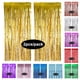 thumbnail image 2 of Paquete de 2 cortinas de aluminio con purpurina plateada, negra, dorada, rosa y dorada, 2 of 4