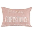 thumbnail image 2 of Pink Merry Christmas Throw Pillow Covers, Xmas Winter Snowflake Yellow Pink Soft Breathable Pillow Cases with Invisible Zipper for Sleeping, Standard Pillowcases for Couch Bed Sofa Chair 20x26 Inches, 2 of 6
