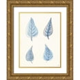 thumbnail image 1 of Lee, Judson 25x32 Gold Ornate Wood Framed with Double Matting Museum Art Print Titled - 4 Leaves, 1 of 4