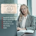 thumbnail image 4 of REAVEE 2 Pack Half Reading Glasses Square Semi Rimless Readers Metal Frame for Men and Women Black, 4 of 4