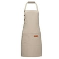 thumbnail image 1 of Aprons Kitchen Bid Apron Adjustable Oil Chef Cooking Kitchen Aprons With Pockets For Men Women Bulk Apron, 1 of 4