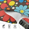 thumbnail image 6 of Yayeee Runner Rug for Bedroom 2'x6' Machine Washable Hallway Non Slip Mat, Cartoon Flowers, 6 of 8