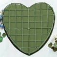 thumbnail image 4 of CIYISON Wedding Car Heart Shape Flower Foam Cage Box with Suction Cup Green Styrofoam Wet Floral Block Artificial Mud Florist Arrangements Party Decoration, 4 of 7