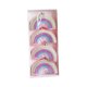 thumbnail image 1 of Adorno de de Navidad, regalo de cumpleaños, decoración navideña, manualidades decorativas, bonito coleccionable nórdico para accesorios de 4 piezas colgante de arcoíris, 1 of 10