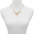 thumbnail image 5 of Time and Tru Women's Gold-Tone Interchangeable Luck Theme Charms Necklace., 5 of 5