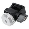 thumbnail image 1 of Field Monitor Holder, Aluminum Alloy 1/4in Screw High Strength Camera Monitor Mount Anodized  For Phones For VCRS Silver, 1 of 8