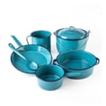 thumbnail image 2 of Batería de Cocina 7 Pz Peltre Inducción Cuatrocienegas Cinsa Azul, 2 of 3