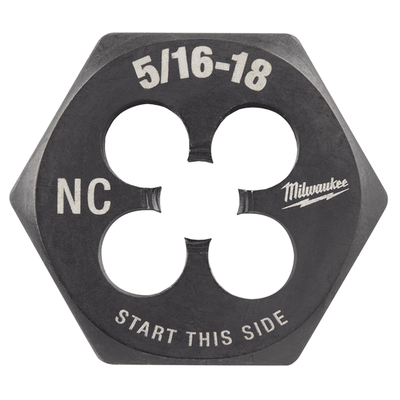 MILWAUKEE HEX THRD DIE 5/16-18