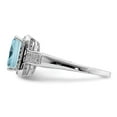thumbnail image 4 of Sterling Silver Rhodium Diam. & Sky Blue Topaz Ring QR3055LSBT, 4 of 5