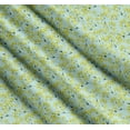thumbnail image 3 of Soimoi Green Cotton Cambric Fabric Yellow Mustard Leaves Printed Craft Fabric by the Yard 42 Inch Wide, 3 of 7