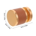 thumbnail image 4 of WASHWEPE Deadbolt Lock Single Cylinder Deadbolt Set Aluminum Alloy Gold 1Pcs, 4 of 8