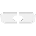 thumbnail image 2 of 28"W x 14"H x 7"ID x 9 3/4"C x 1"P Emerald Architectural Grade PVC Contemporary Ceiling Medallion, Two Piece, 2 of 11