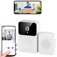 thumbnail image 1 of Muyoka NKTIER Timbre De Video Inal谩mbrico, C谩mara De Timbre De Video Inteligente WiFi Con Visi贸n Nocturna De Audio Bidireccional Control Remoto Inteligente Y Aplicaci贸n Almacenamiento Autom谩tico En L, 1 of 7