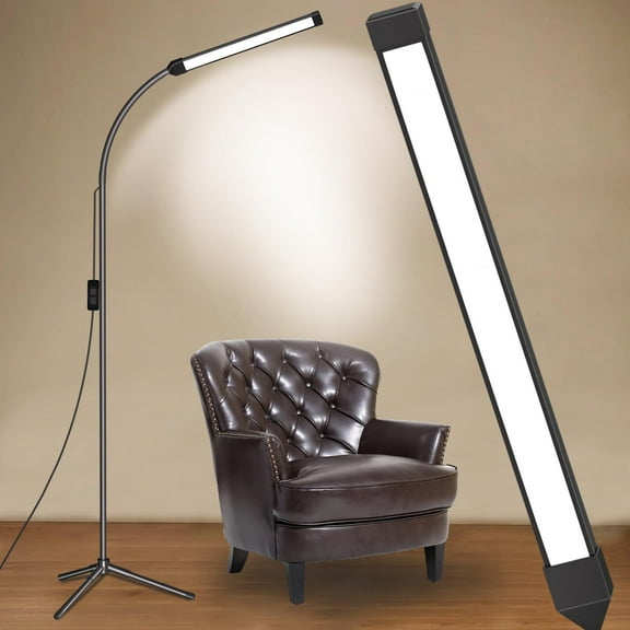 Adjustable LED Floor Lamp for Eyelash Extensions, Reading & Office Use