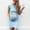 Light Blue, variant on gakvbuo Maternity Dress For Women Plus Size Summer Baby Shower Pregnancy Dresses For Photoshoot Maternity Clothing Women's Pregnant Dress Sleeveless Cartoon Printed Round Neck Pregnant Dress