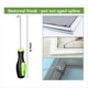 thumbnail image 3 of Herramienta Rodillo para Mosquitero, Herramienta Estriada para Mosquitero, Rodillo Estriado,Kit Reparación Puerta Mosquitera para Instalar Mosquiteros en Puertas y Ventanas, 3 of 6