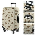 thumbnail image 5 of Beige Origami Dinosaurs Pattern Luggage Cover Fashion Suitcase Cover Baggage Covers Fit 25-28 Inch Luggage (Go Travel), 5 of 5