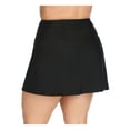 thumbnail image 2 of ISLAND ESCAPE Women's Navy Stretch Tummy Control High Waist Lined Full Coverage Swim Skirt Swimsuit Bottom 22W, 2 of 2