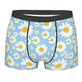 thumbnail image 5 of Uemuo Daisies Flowers Pattern Men's Boxer Briefs,Trunk Anti-Chafing,Comfortable, Durable, and Stylish Underwear-X-Large, 5 of 9