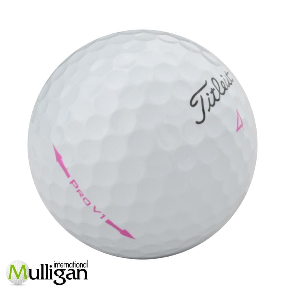 Mulligan - 96 Titleist Pro V1 Lady 4A Recycled Used Golf Balls, White