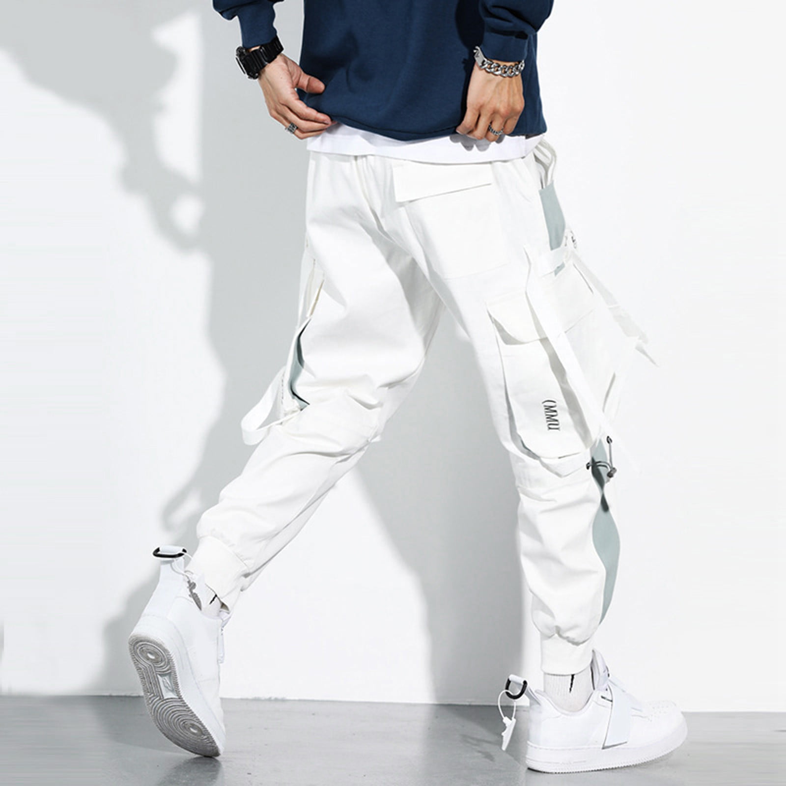 Yubatuo Mens Pants Men Fashion Cotton Linen Plus Size Casual Elastic Waist  Pockets Long Pants  Walmartcom