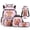 Strawberry Capybara, variant on Aplkyhs 4Pcs Girls Backpack for School Axolotl Cherry Blossom with Lunch Box Pencil Case Bottle Sleeve for Girls Boys Large Capacity Lunch Bag Multifunctional Pencil Case