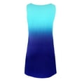 thumbnail image 4 of GDREDA Robe Débardeur Décontractée Ample Sans Manches pour Femmes, Robe de Plage Vacances, Robe Plissée à Col en U, Mode Douce avec Volants pour Femmes, 4 of 4